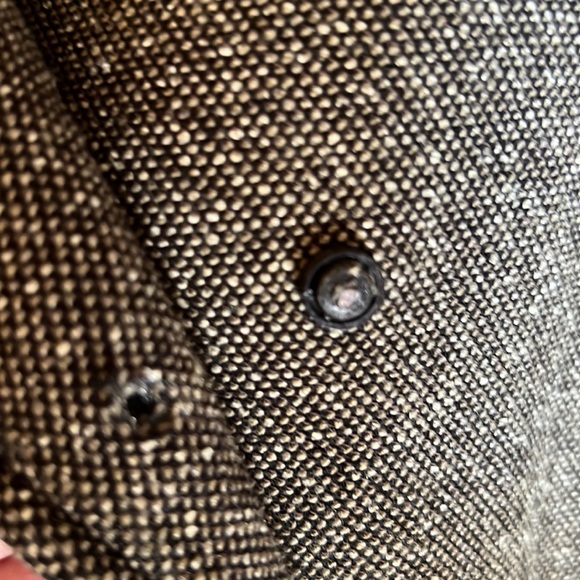 Lululemon brown tweed Jacket w/ funnel collar - Picture 6 of 11